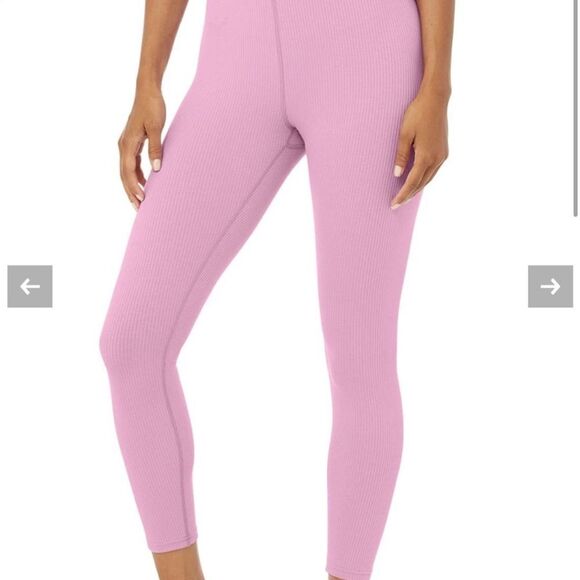 Alo Yoga Ribbed Leggings - Picture 2 of 6